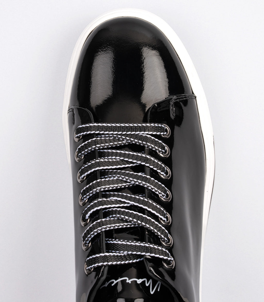 21031 Erkek Bağcıklı Günlük Sneaker SİYAH RUGAN