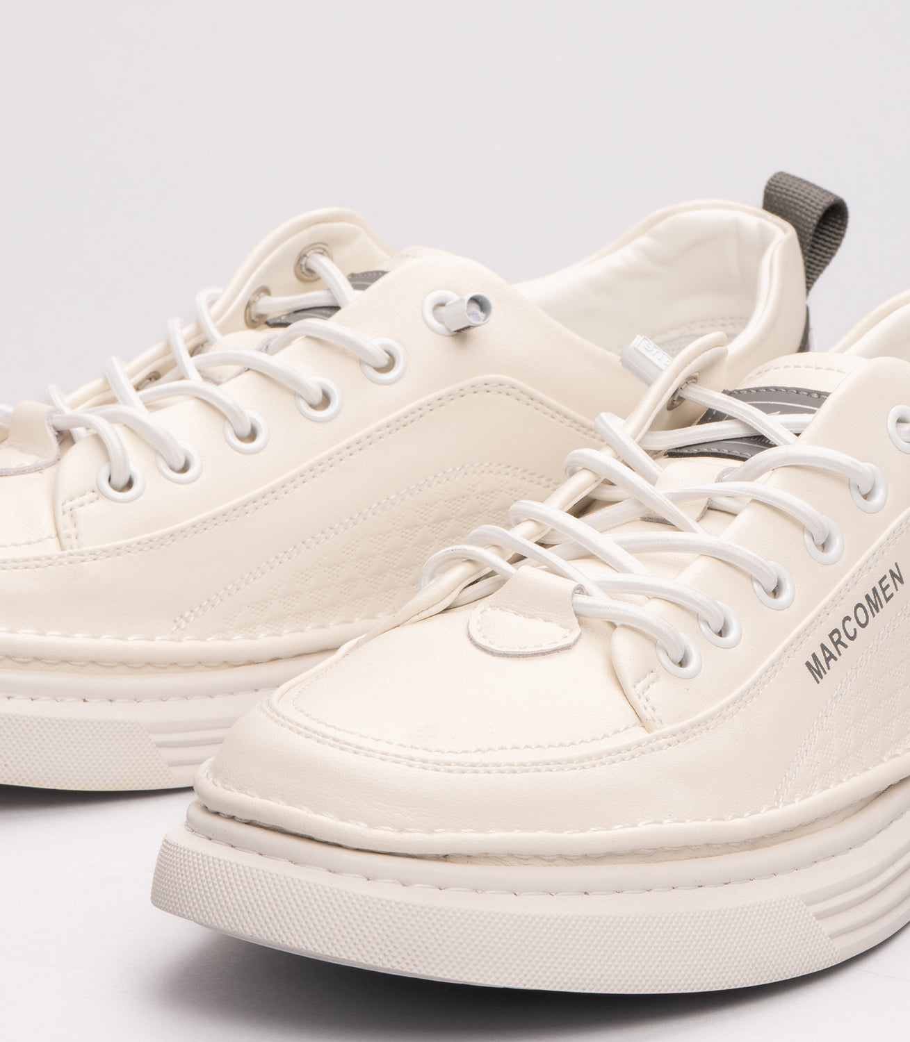 21038 Erkek Hafif Taban Sneakers BEYAZ