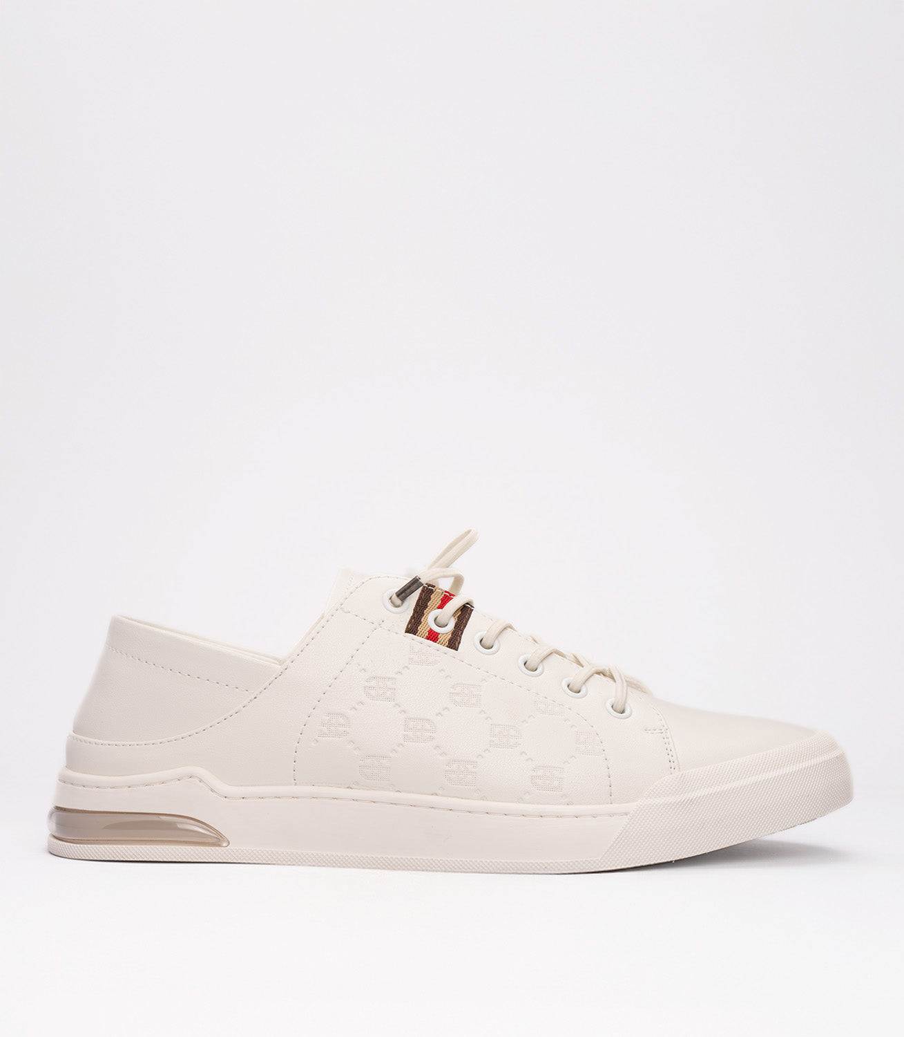 21042 Erkek Günlük Deri Hafif Taban Sneaker BEYAZ