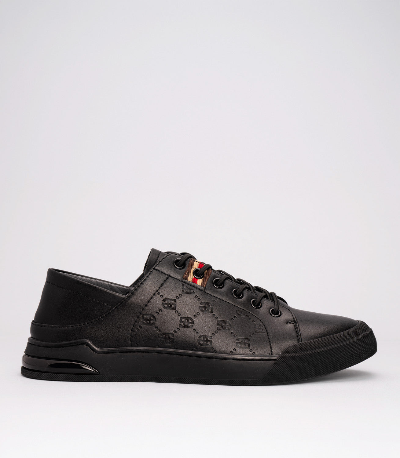 21042 Erkek Günlük Deri Hafif Taban Sneaker SİYAH