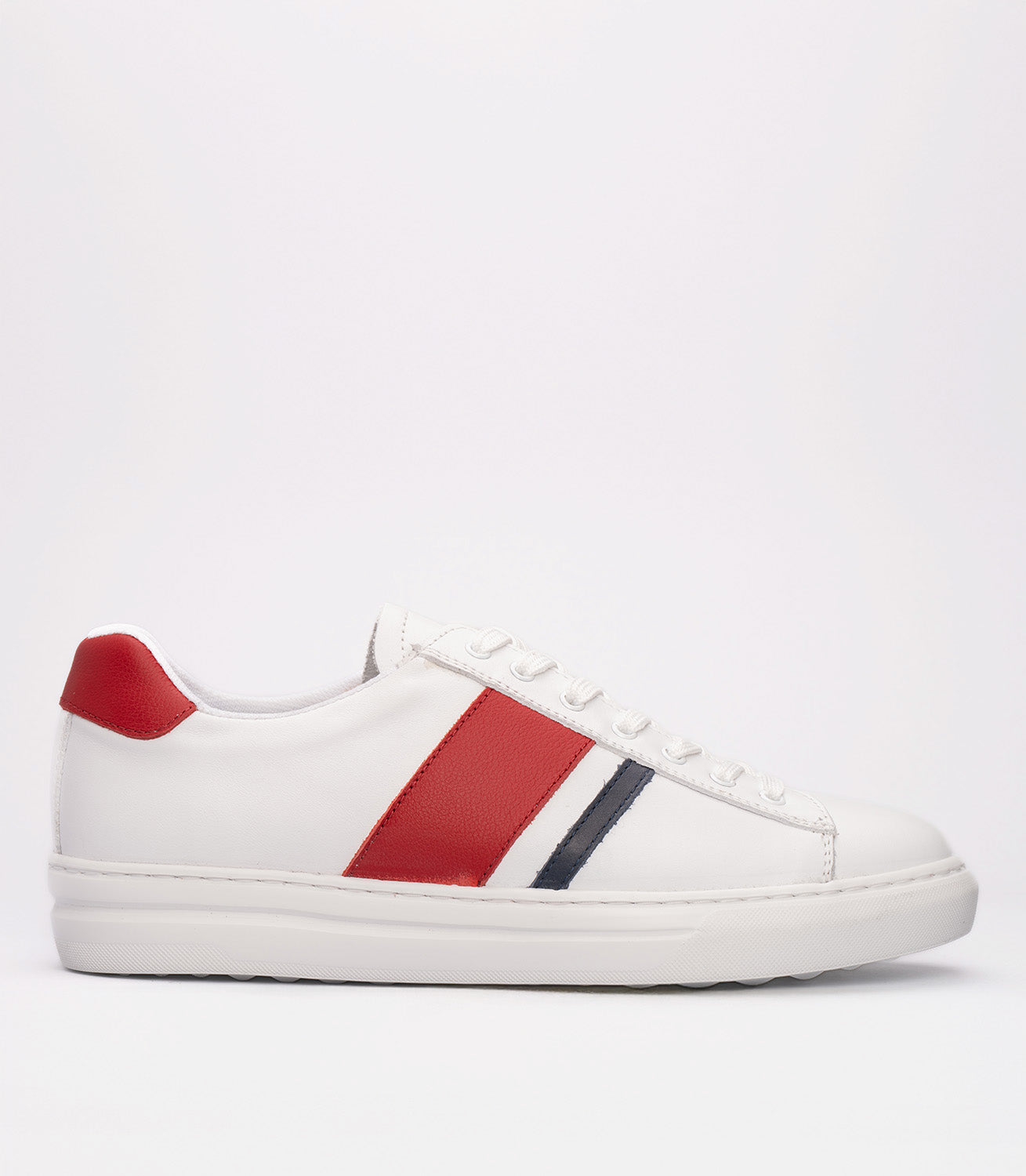 21120 Erkek Şerit Detaylı Sneaker Ayakkabı BEYAZ