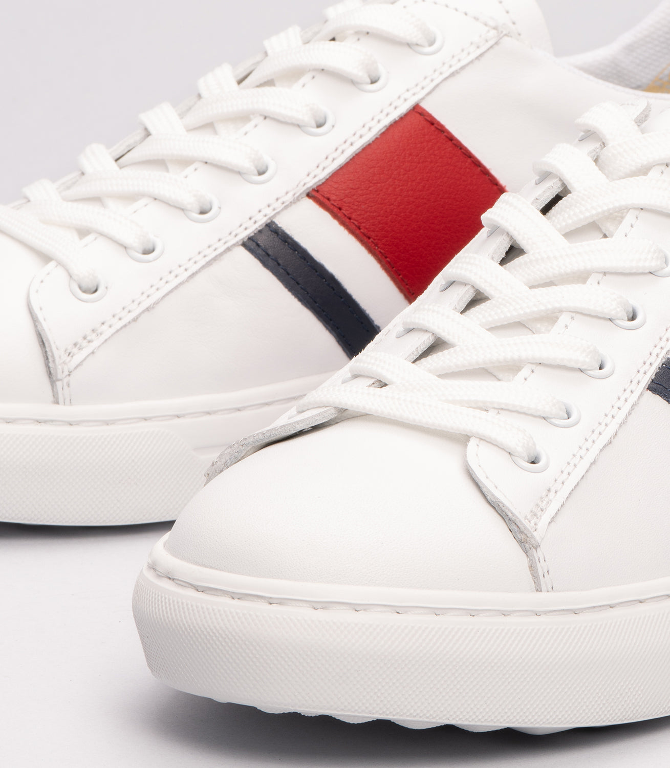 21120 Erkek Şerit Detaylı Sneaker Ayakkabı BEYAZ