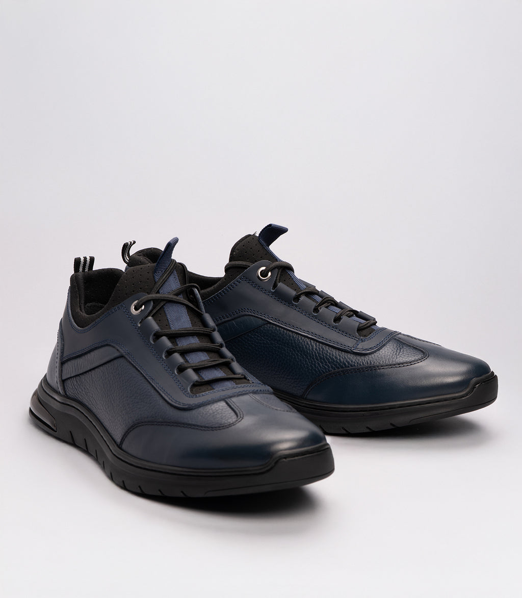 21153 Erkek Hafif Tabanlı Sneaker LACİVERT