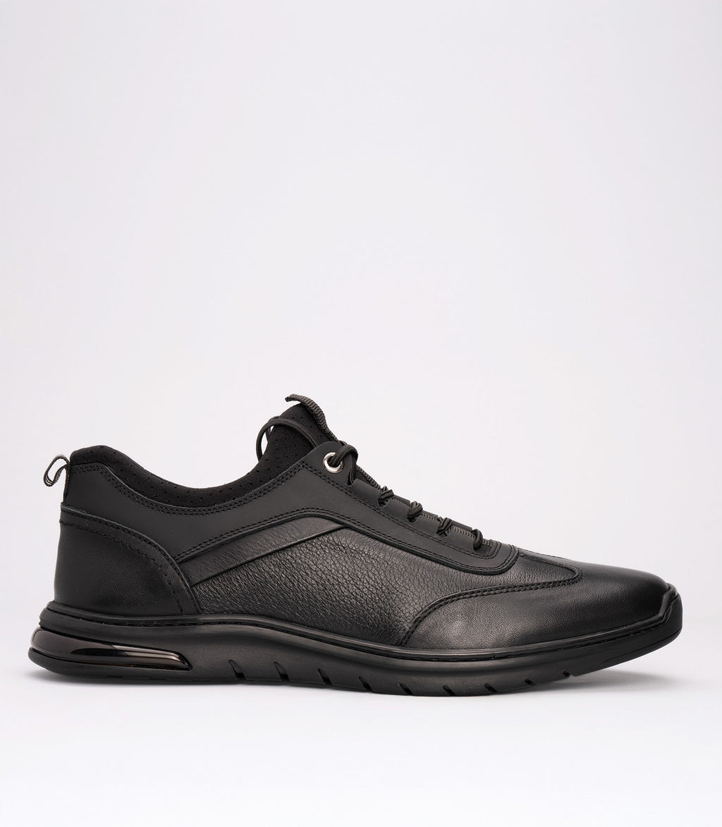 21153 Erkek Hafif Tabanlı Sneaker SİYAH