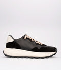 21466 Erkek Deri Sneaker Ayakkabı SİYAH
