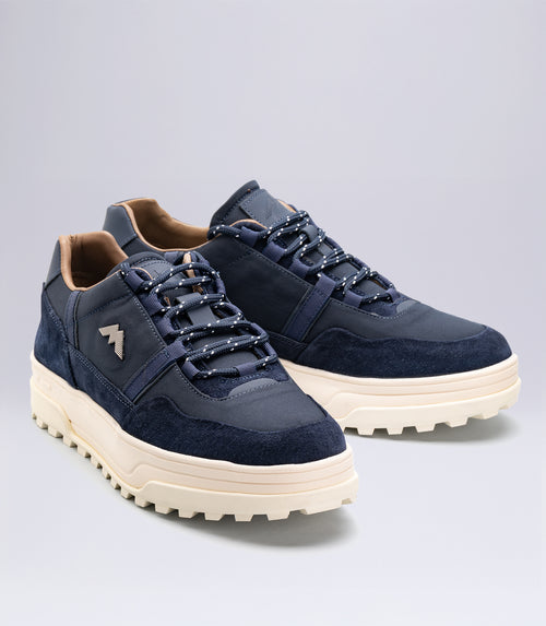 22492 Erkek Süet Detaylı Outdoor Sneaker LACİVERT