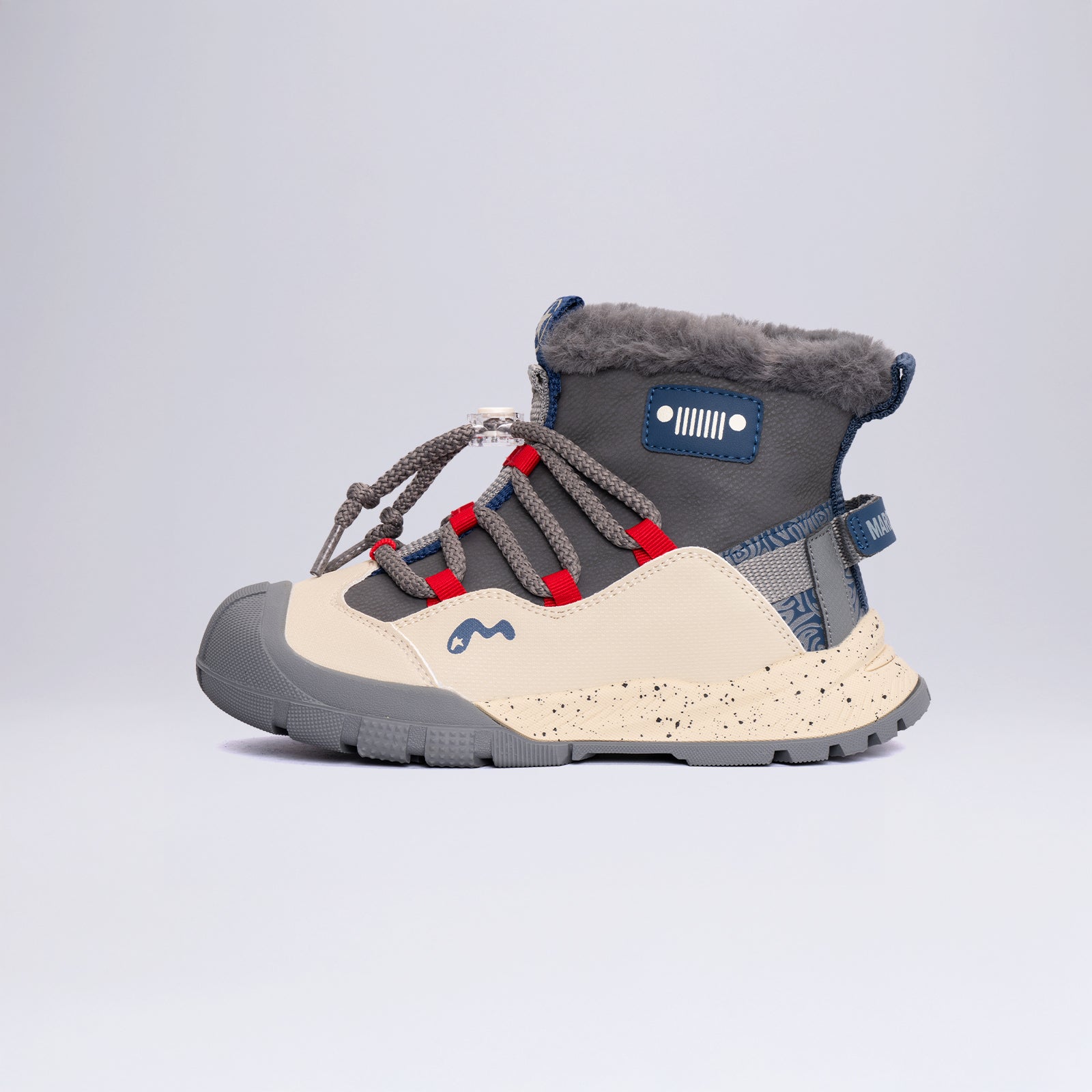 22671 Çocuk Outdoor Tüylü Kışlık Bot GRİ