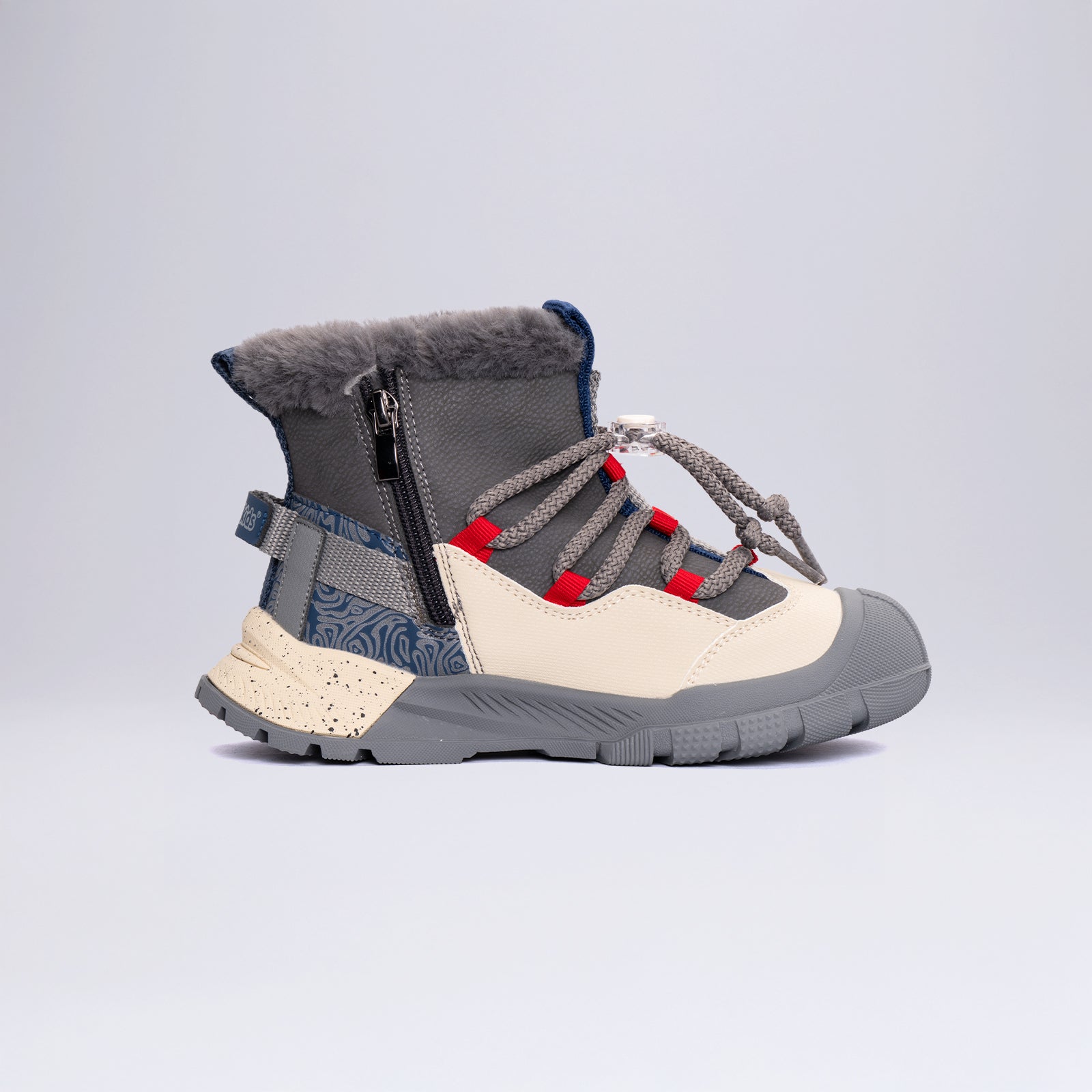 22671 Çocuk Outdoor Tüylü Kışlık Bot GRİ