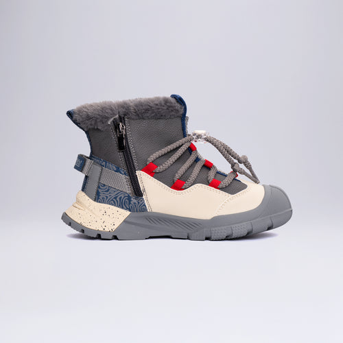 22671 Çocuk Outdoor Tüylü Kışlık Bot GRİ