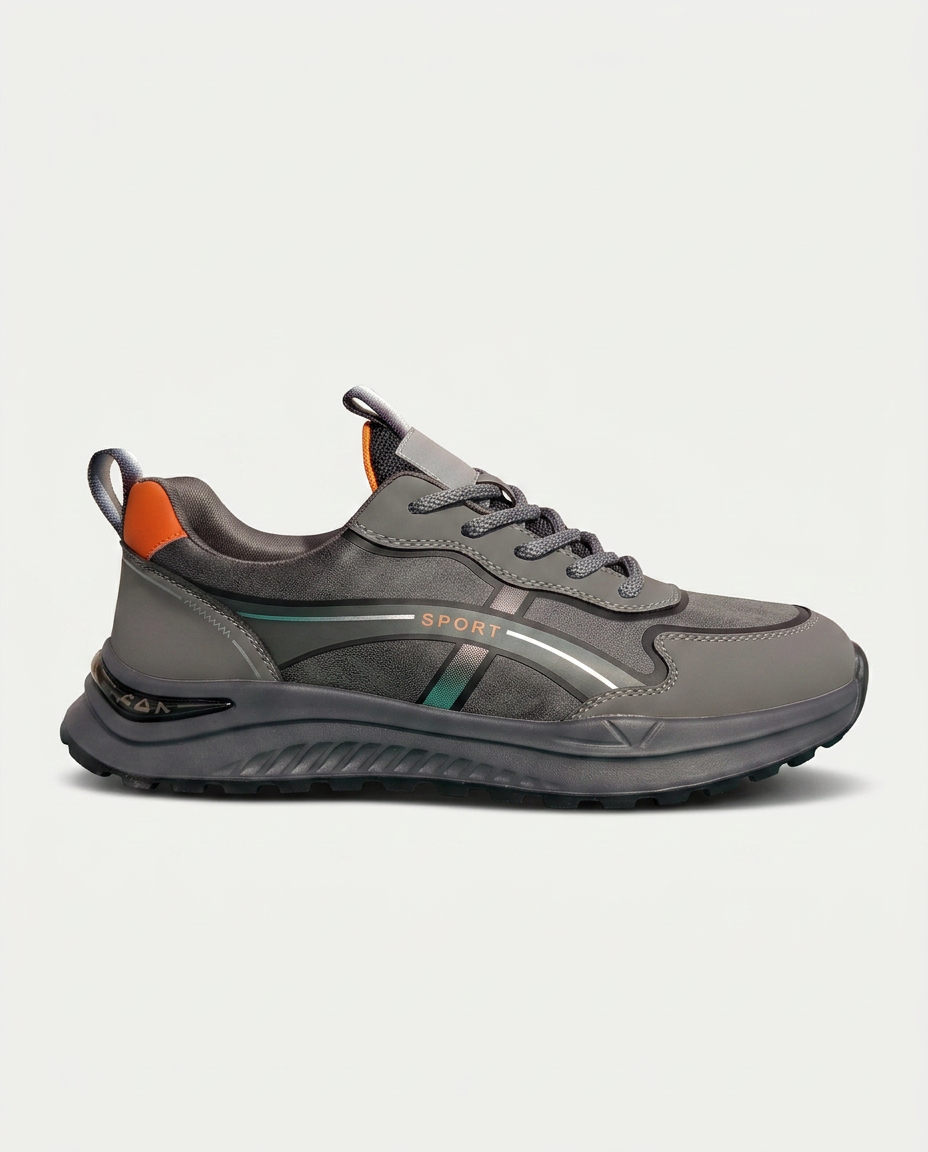 44 Degree 22606 Sneaker Ayakkabı Gri-Turuncu