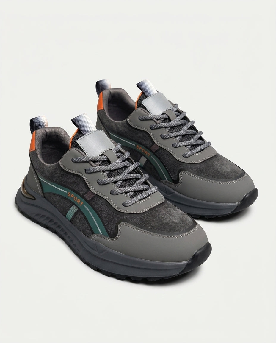 44 Degree 22606 Sneaker Ayakkabı Gri-Turuncu