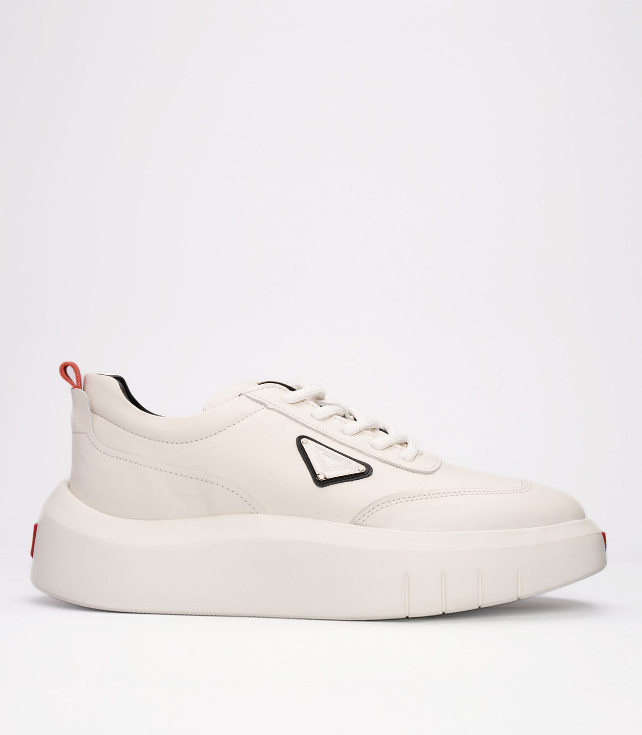 Erkek Kalın Taban  Sneaker Beyaz
