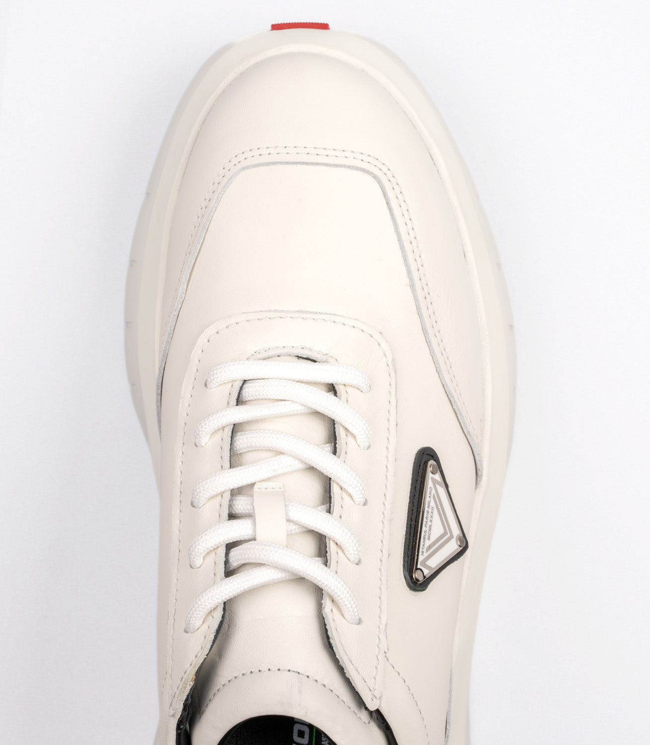 Erkek Kalın Taban  Sneaker Beyaz