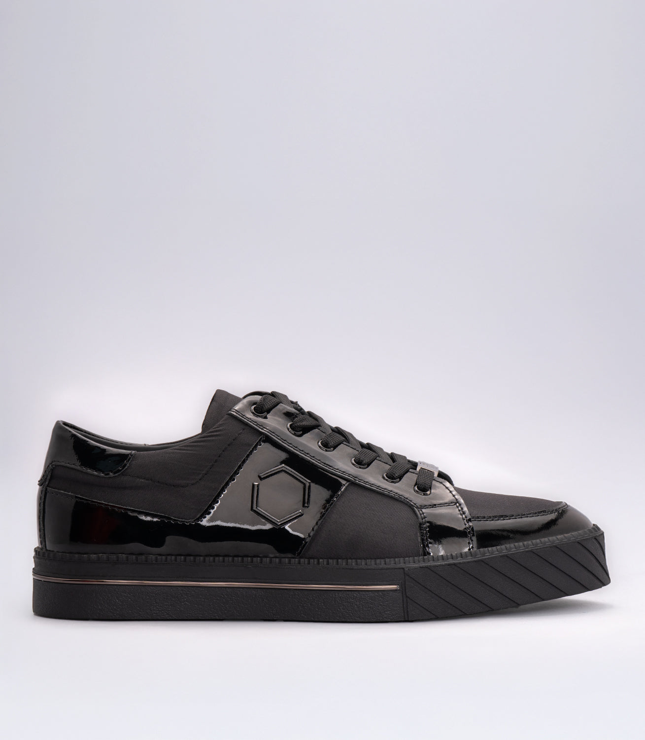 Erkek Rugan Casual Sneaker Siyah