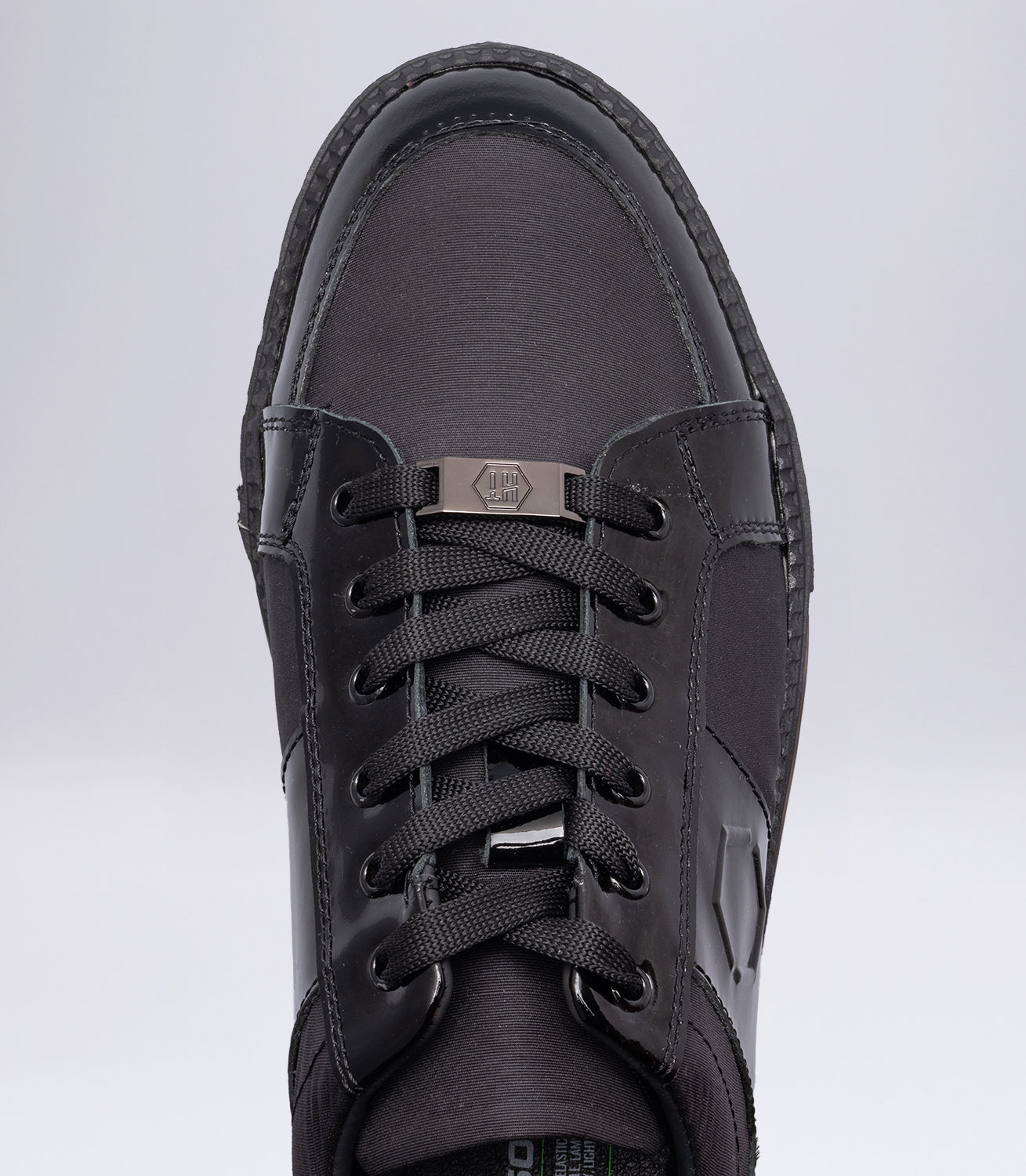 Erkek Rugan Casual Sneaker Siyah
