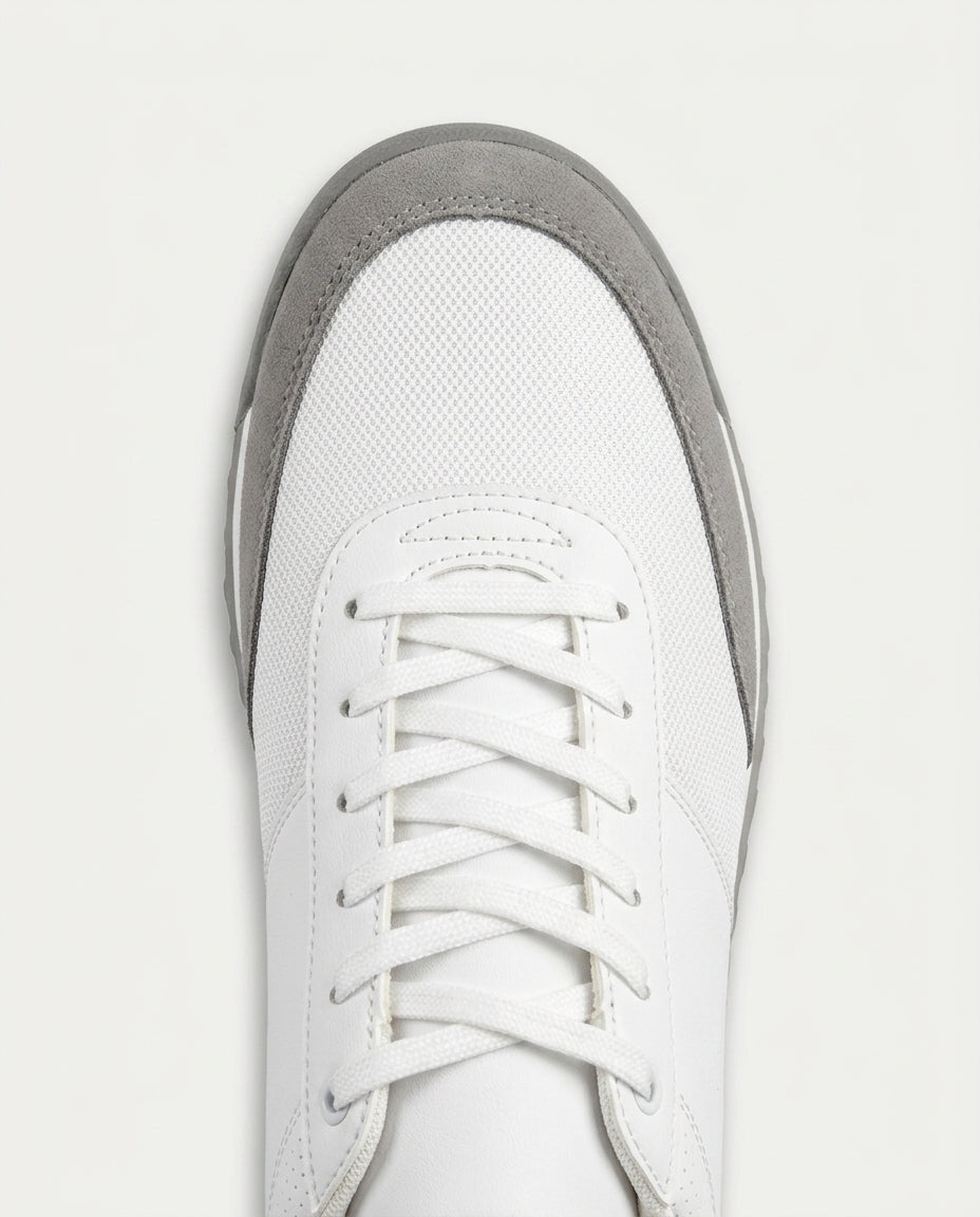 LESCON FLINT 3 SNEAKER SPOR AYK. BEYAZ-LACI