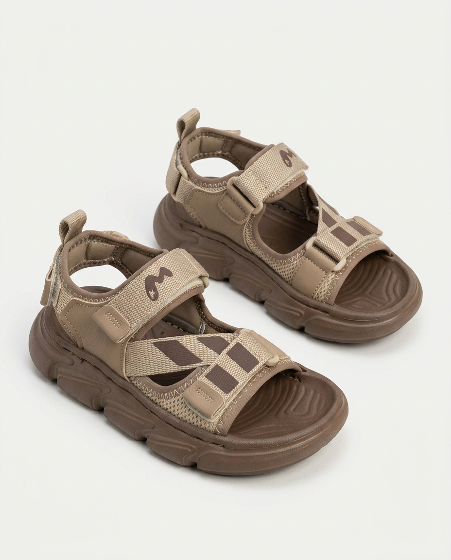26Y1603 Çocuk Patik Spor Sandalet BEJ