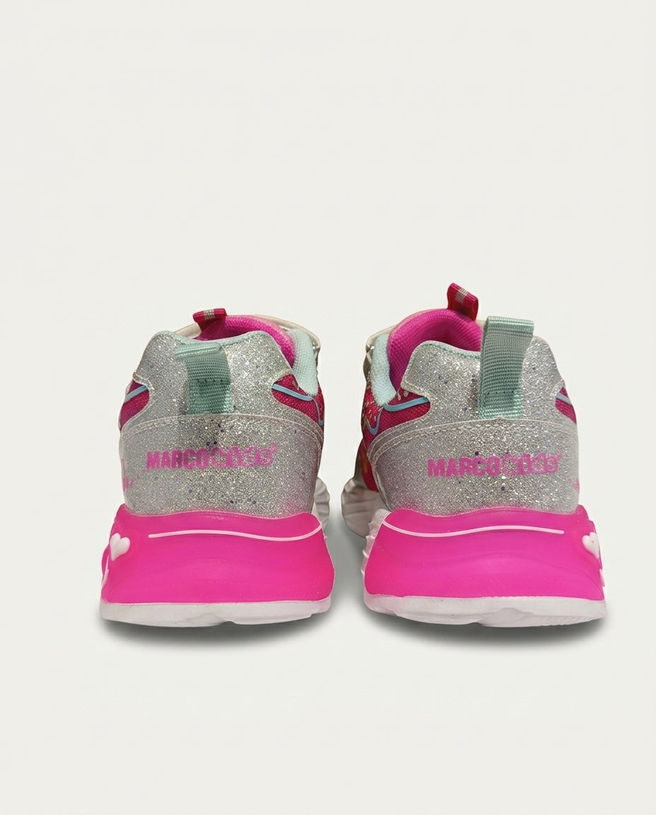 Marco Kids 26Y312 Filet Işıklı Ayakkabı Fuşya