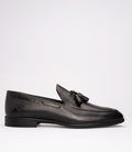 Marcomen 21635 Erkek Püsküllü Hakiki Deri Klasik Loafer Siyah-Antik