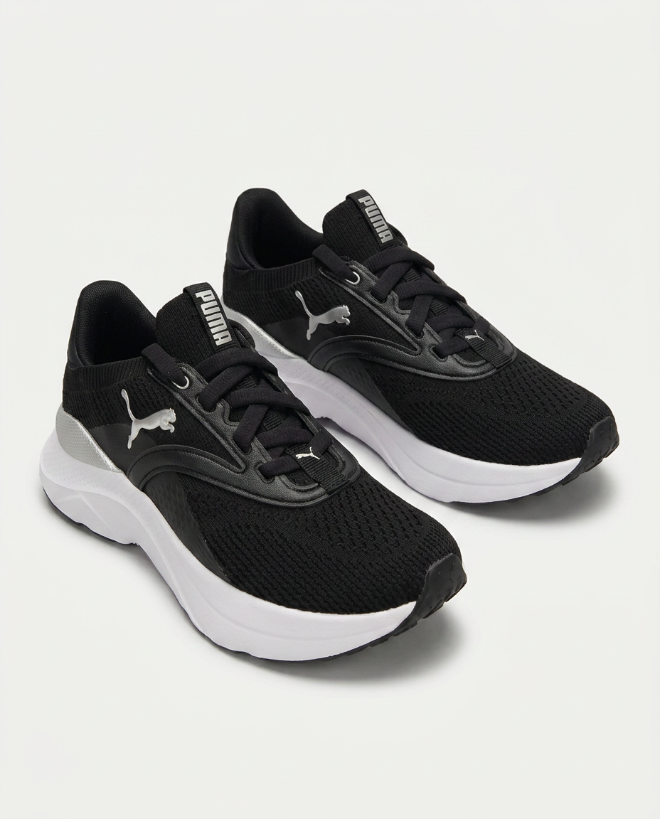 PUMA 310160 Softride Mayve Wn s SİYAH-BEYAZ