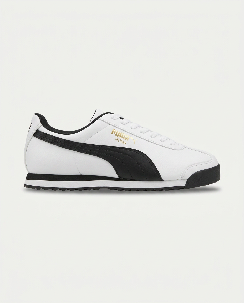 PUMA 353572 ROMA BASIC BEYAZ-SİYAH