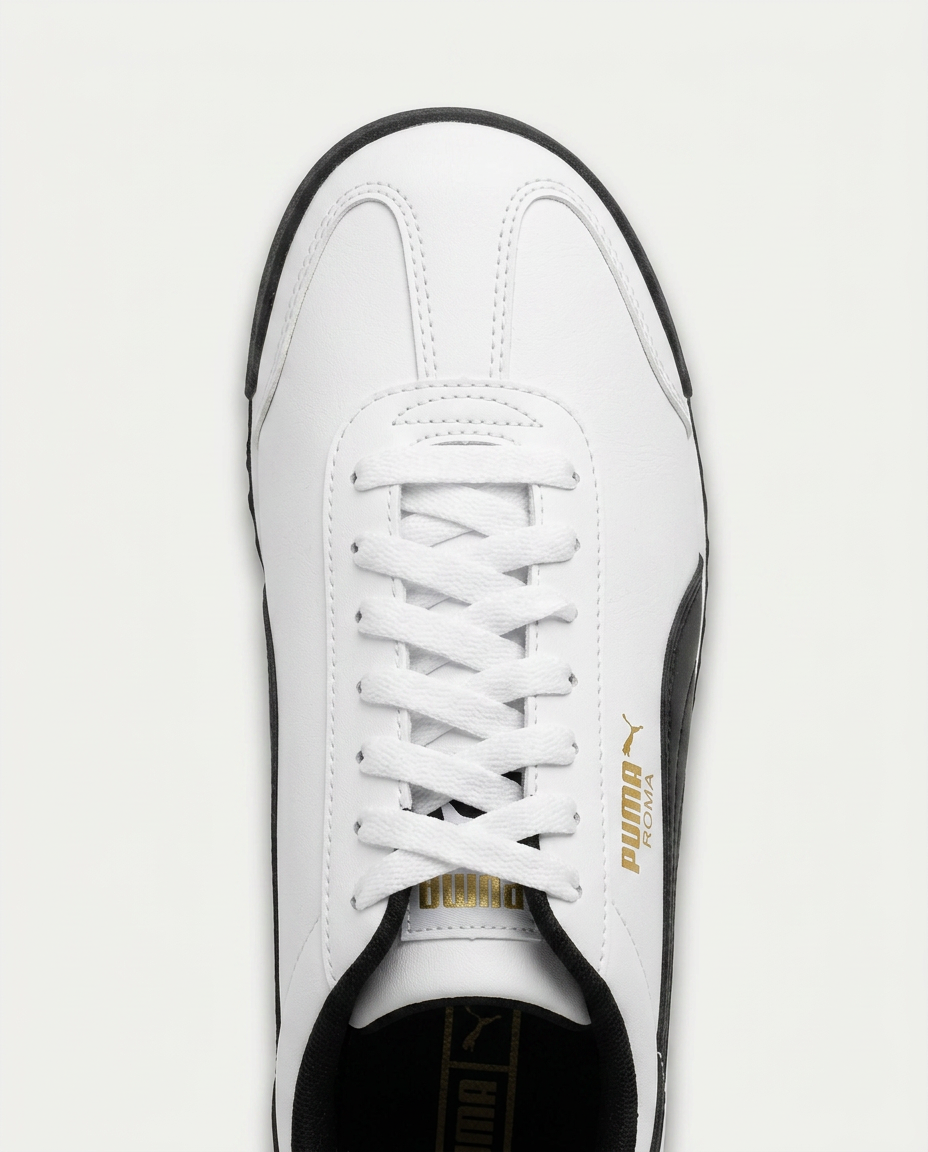 PUMA 353572 ROMA BASIC BEYAZ-SİYAH
