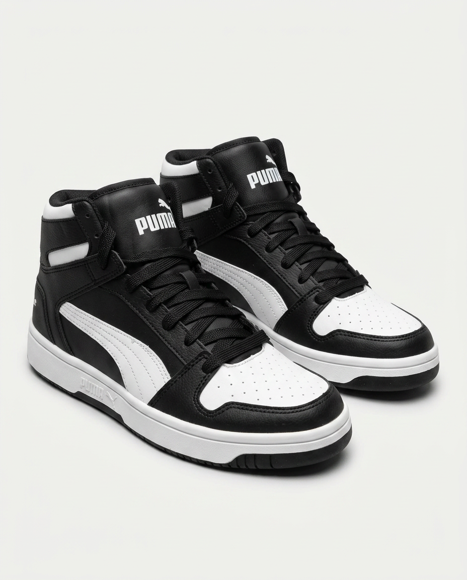 PUMA 369573 REBOUND LAYUP SİYAH-BEYAZ