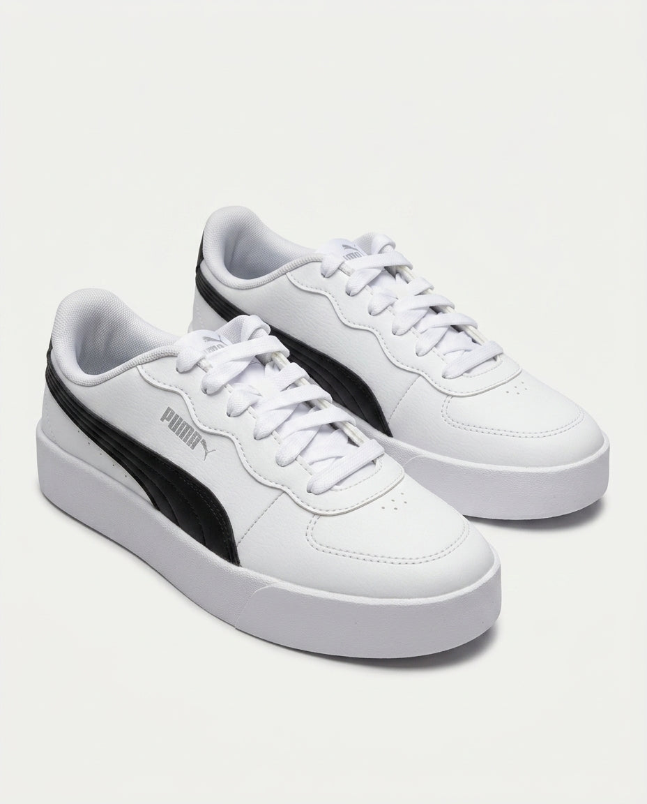 PUMA 380147 Puma Skye Clean BEYAZ-SİYAH