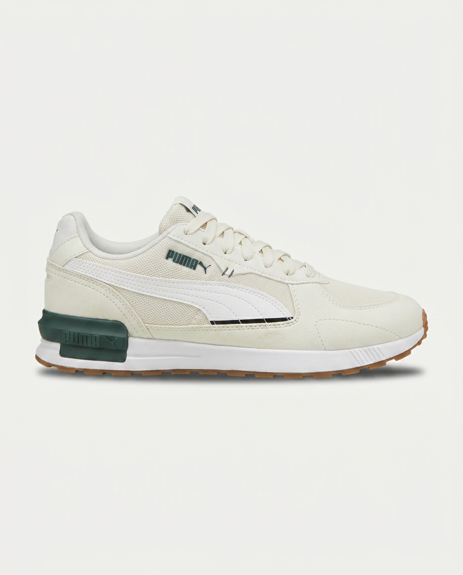 PUMA 380738 Graviton WMN Spor Ayakkabı KREM-YEŞİL