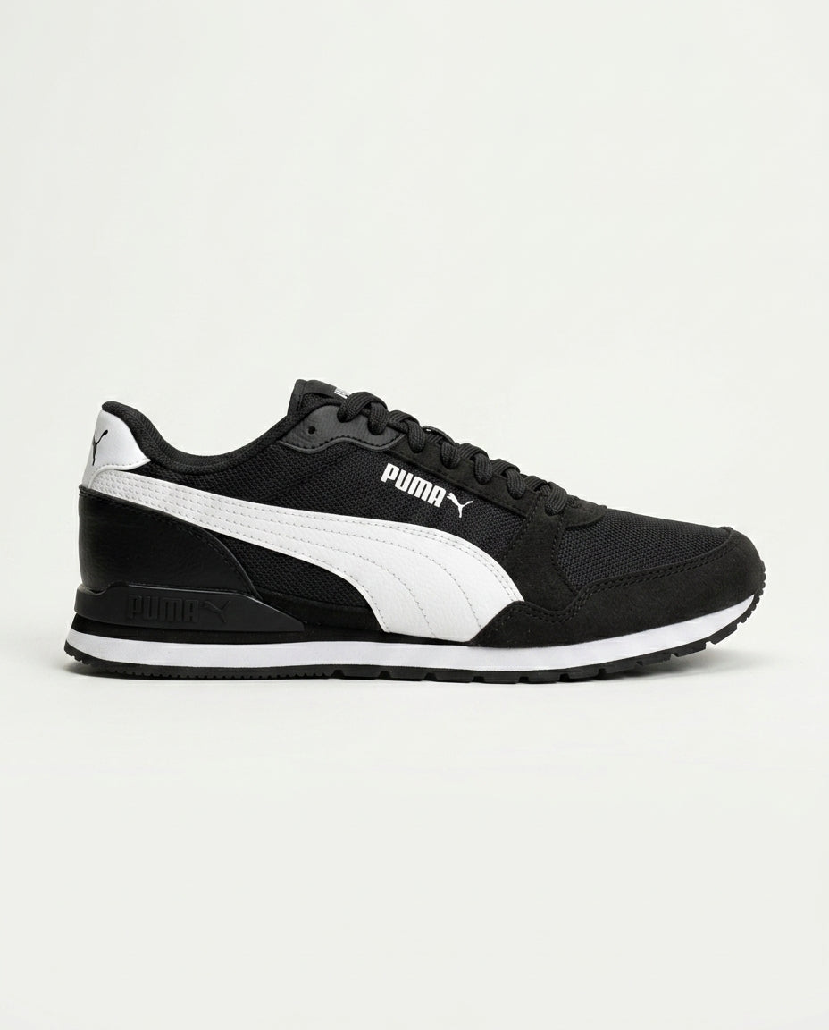 PUMA 384640 ST Runner v3 SİYAH-BEYAZ