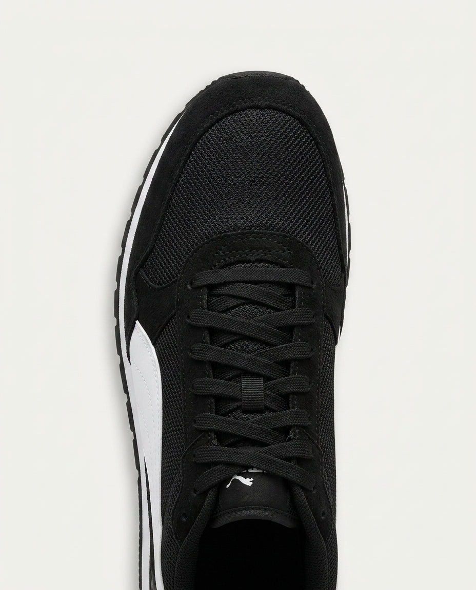 PUMA 384640 ST Runner v3 SİYAH-BEYAZ