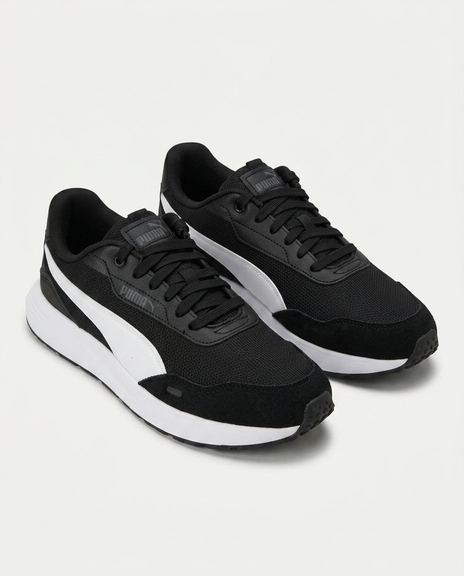 PUMA 389236 Runtamed SİYAH-BEYAZ