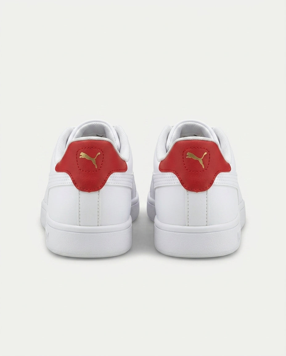 PUMA 390987 Smash 3.0 L BEYAZ-KIRMIZI
