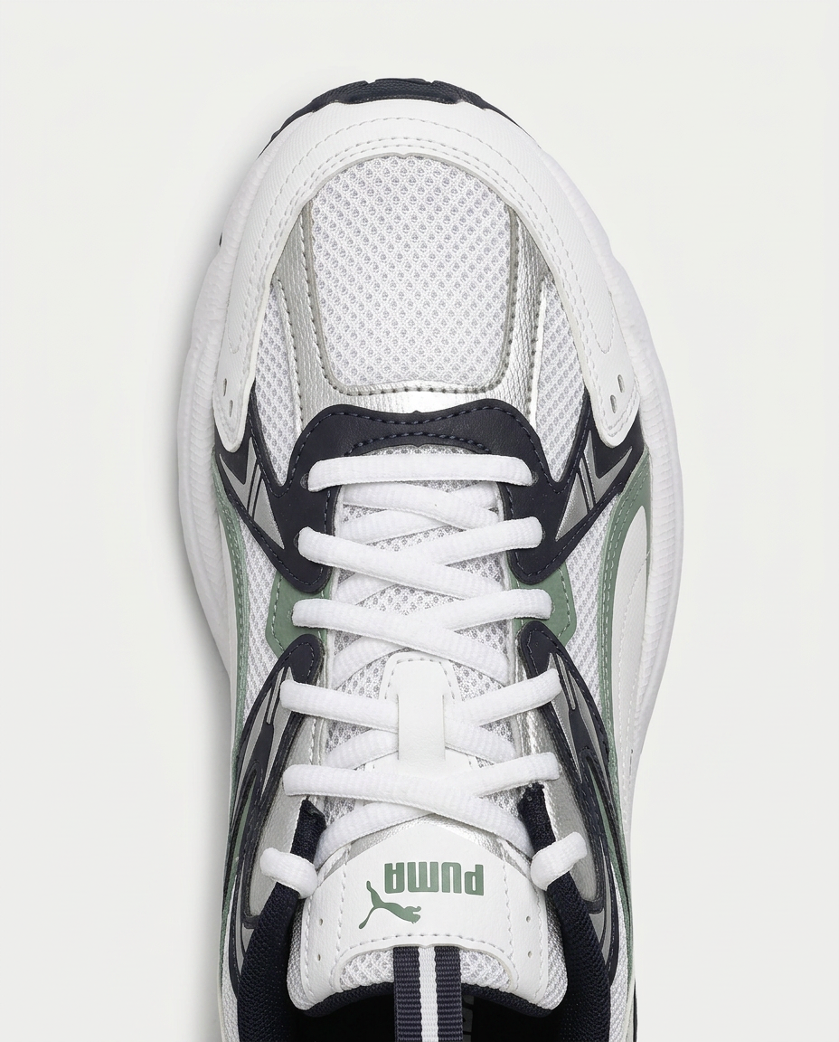 PUMA 392322 Milenio Tech-club beyaz-laci-yeşil