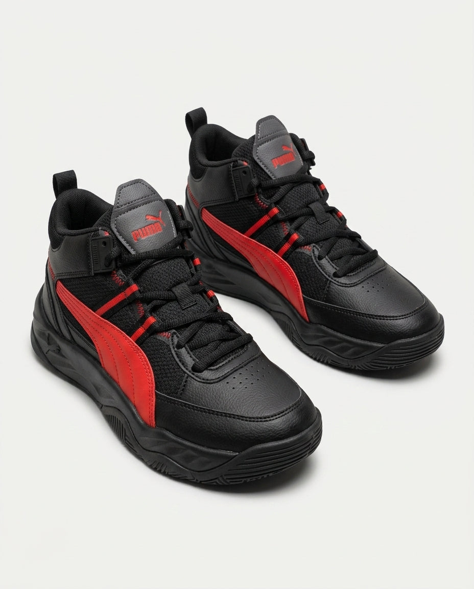 PUMA 392329 Rebound Future NextGen SİYAH-KIRMIZI