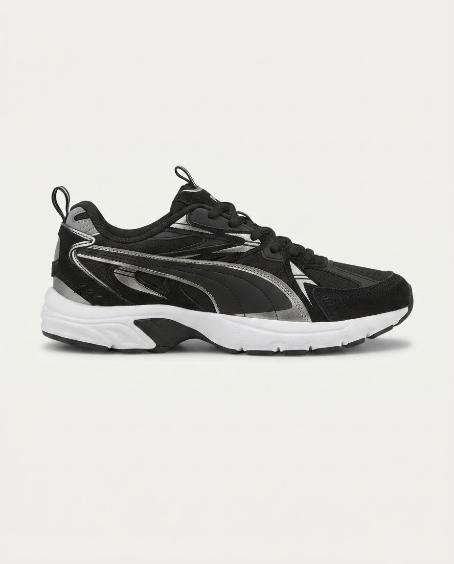 PUMA 393489 Milenio Tech Suede SİYAH-GRİ