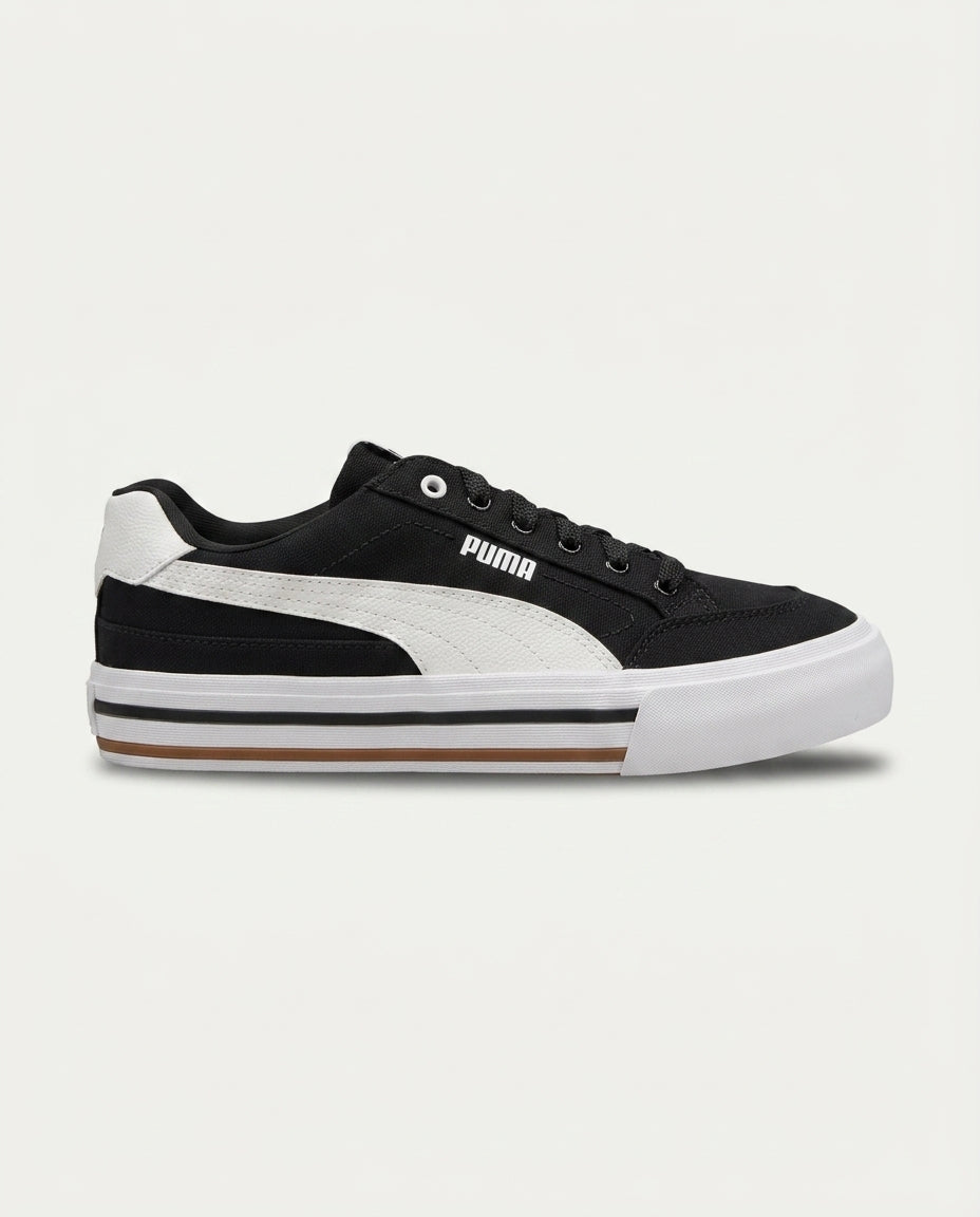 PUMA 396353 Court Classic Vulc FS SİYAH-BEYAZ