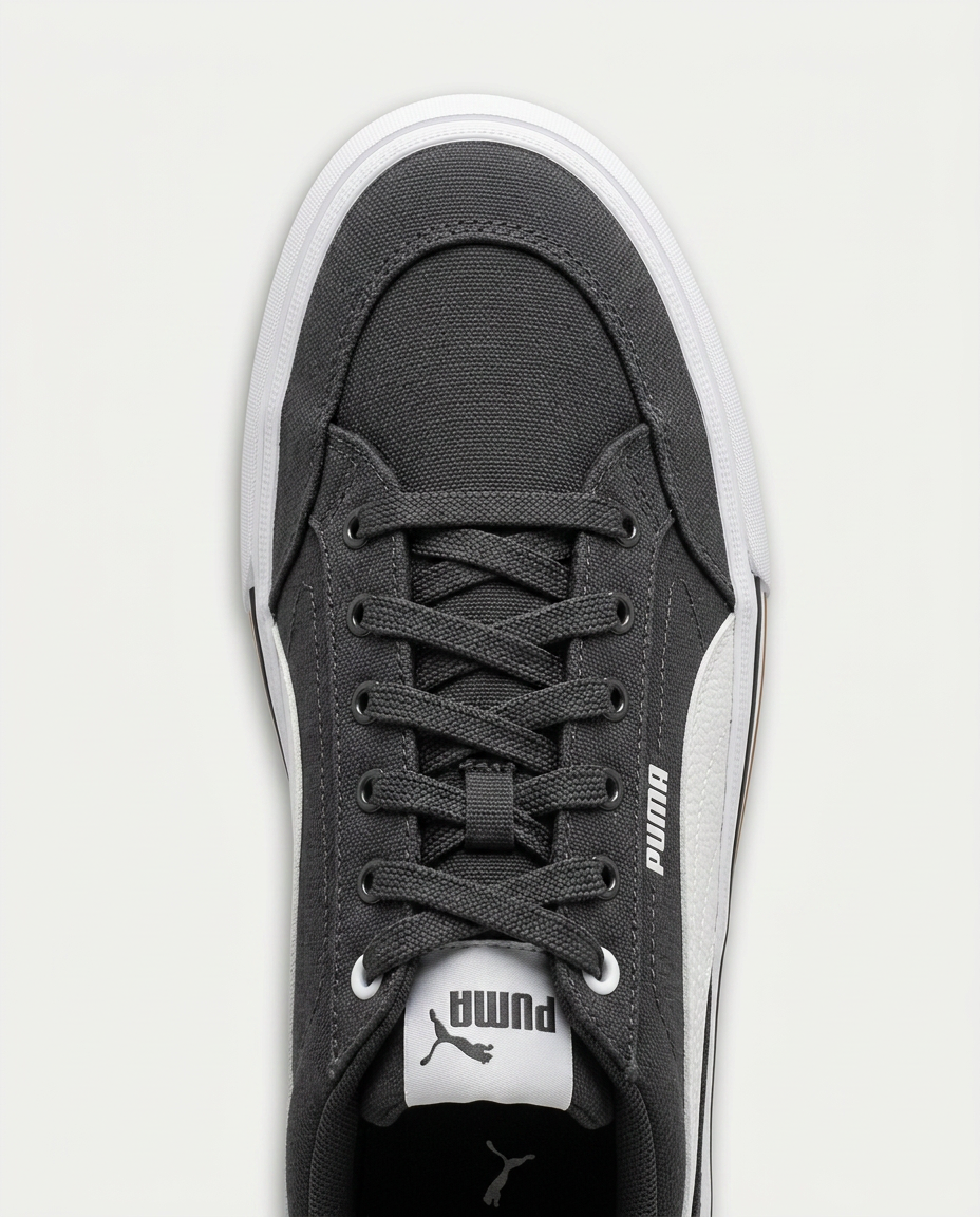 PUMA 396353 Court Classic Vulc FS SİYAH-BEYAZ
