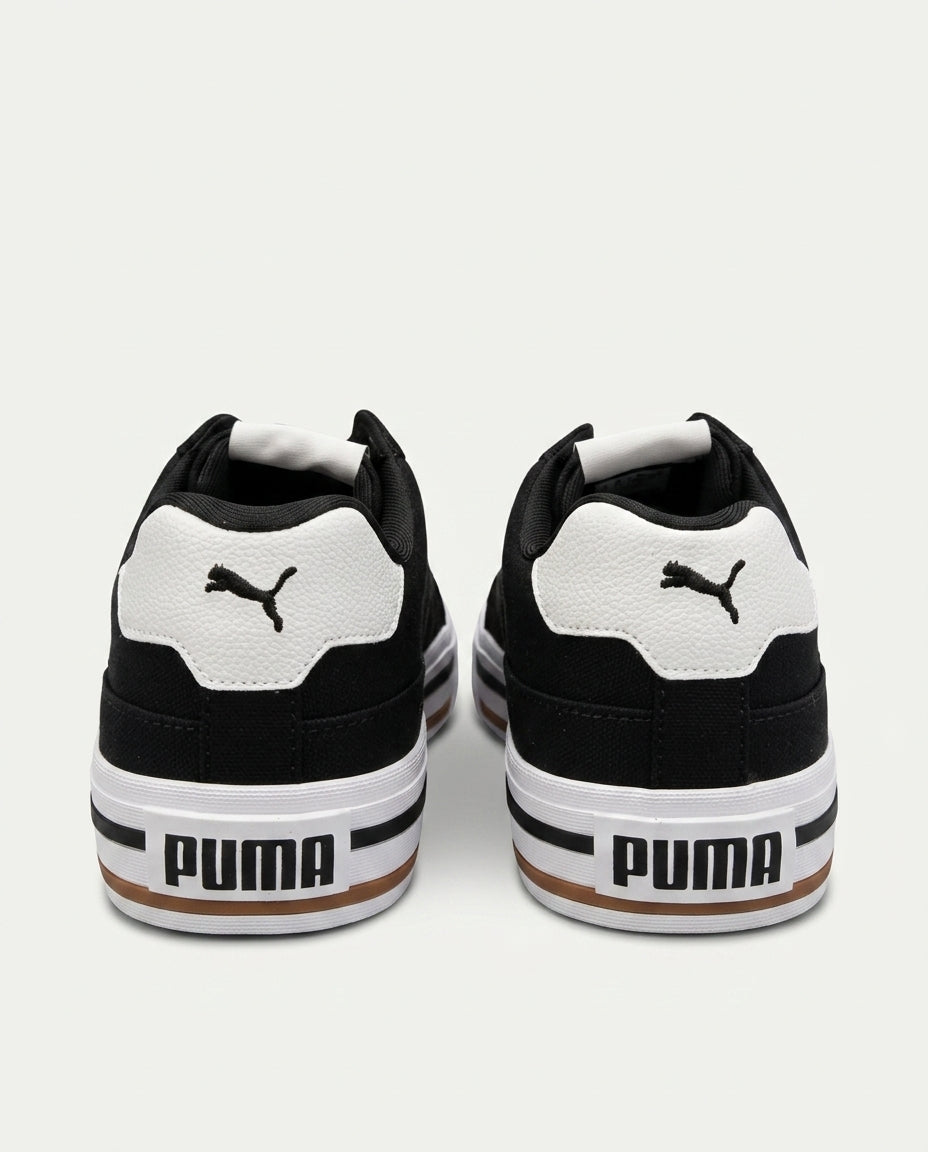 PUMA 396353 Court Classic Vulc FS SİYAH-BEYAZ