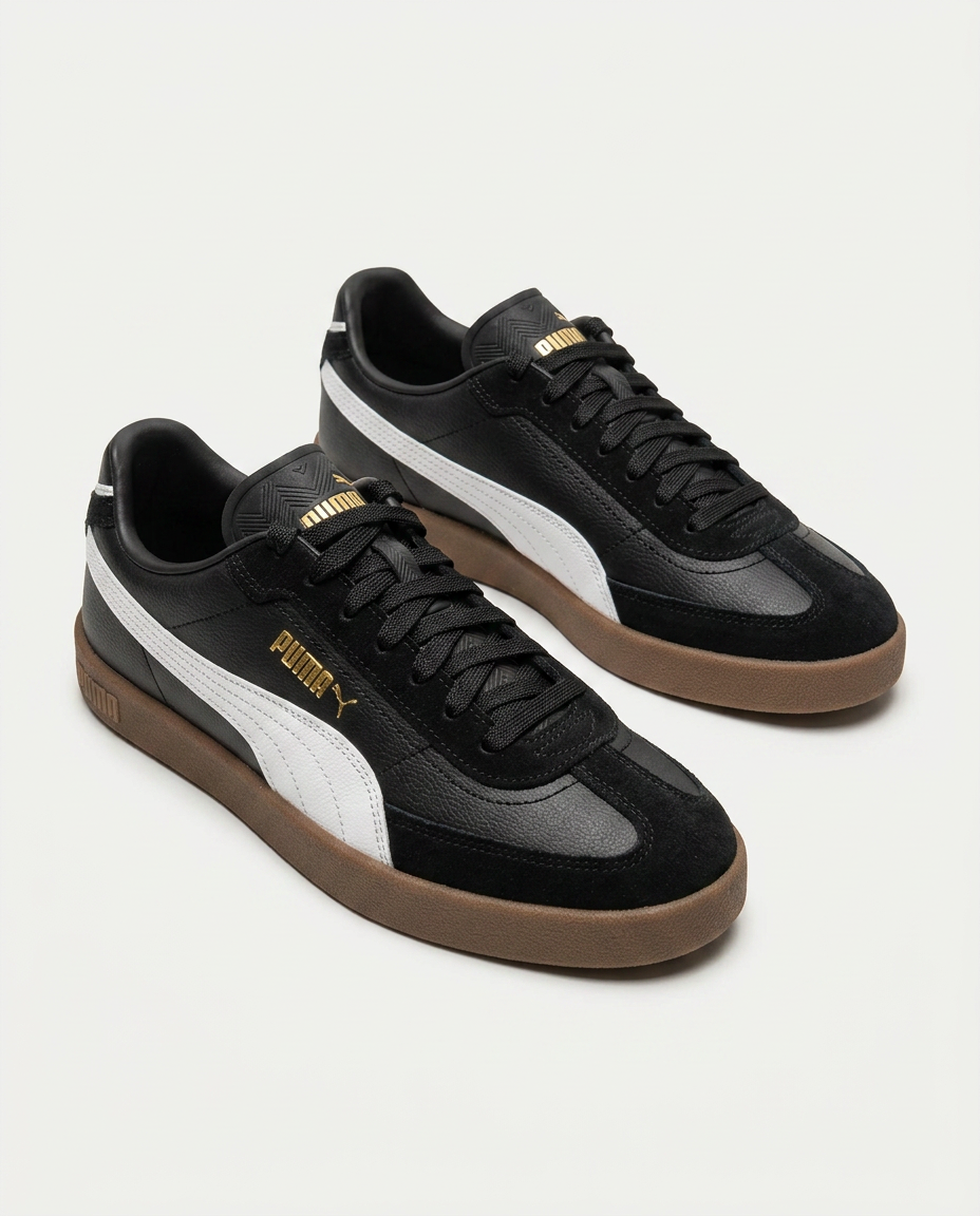 PUMA 397447 Puma Club II Era SİYAH-BEYAZ