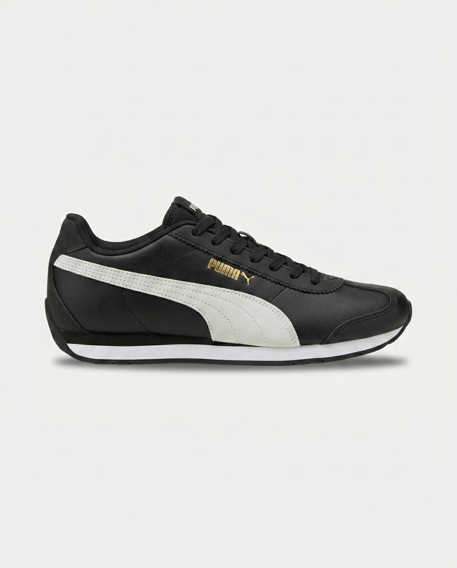 PUMA 397493 Turin 3 Golazo SİYAH-BEYAZ
