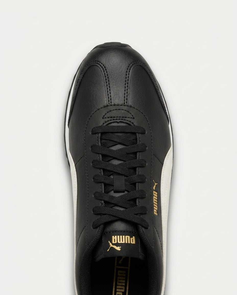 PUMA 397493 Turin 3 Golazo SİYAH-BEYAZ