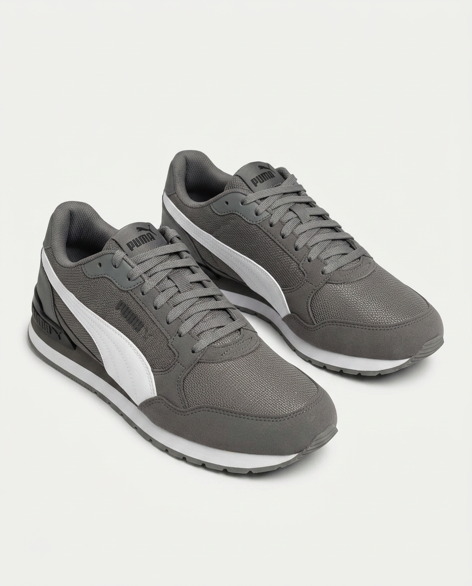 PUMA 399666 ST Runner v4 Mesh GRİ-BEYAZ