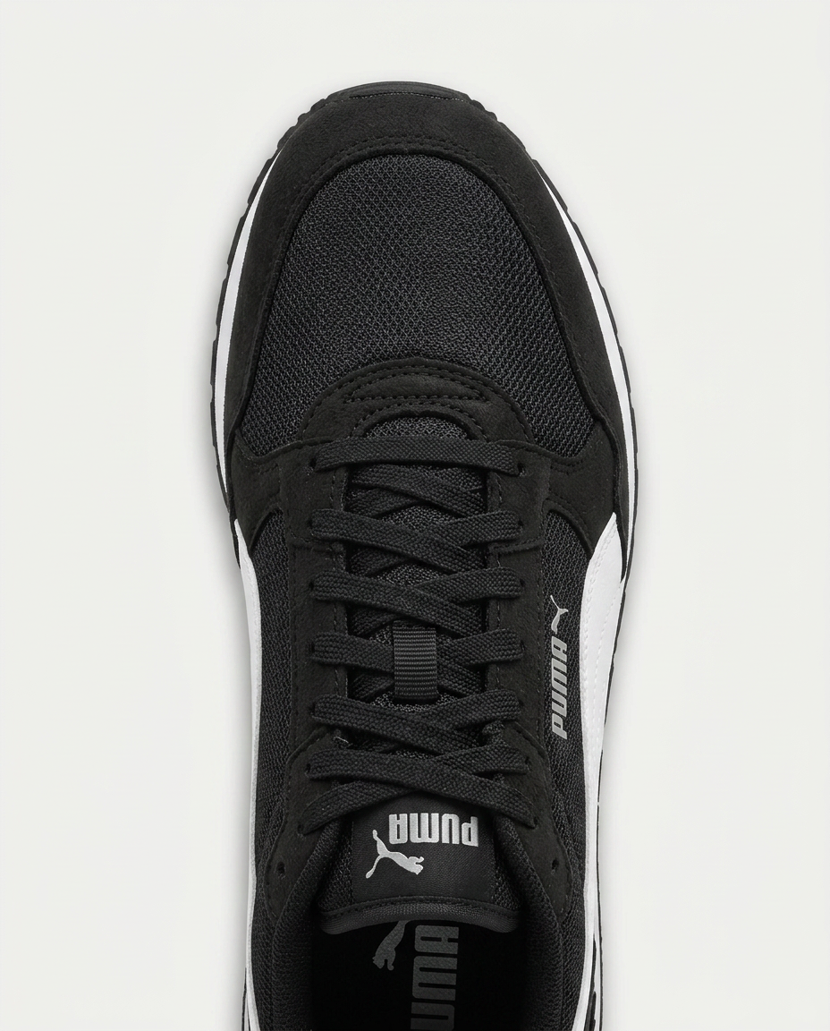 PUMA 399666 ST Runner v4 Mesh SİYAH-BEYAZ