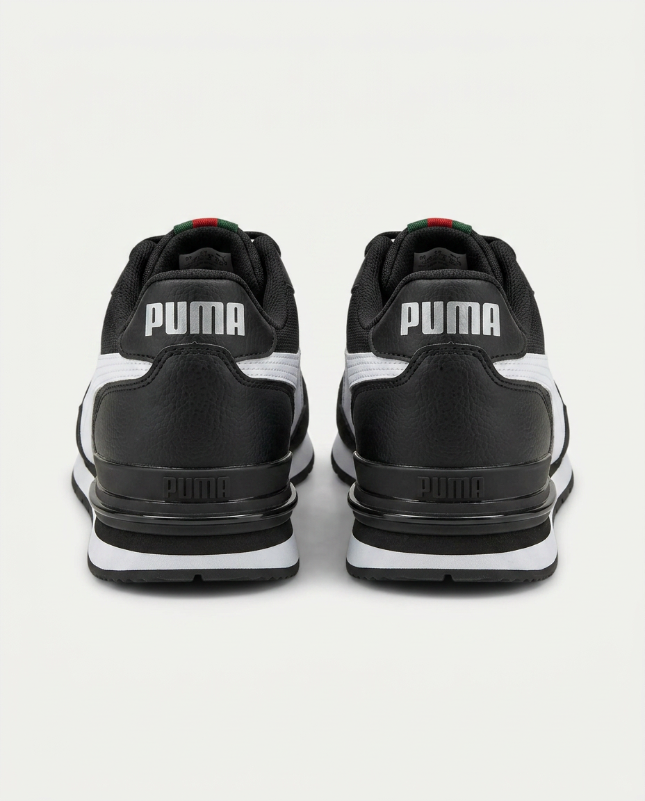 PUMA 399666 ST Runner v4 Mesh SİYAH-BEYAZ