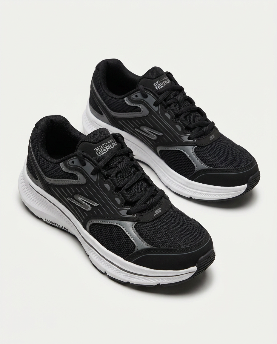 SKECHERS 128606 GO RUN CONSISTENT 2.0 - ADVANTAGE SİYAH-BEYAZ
