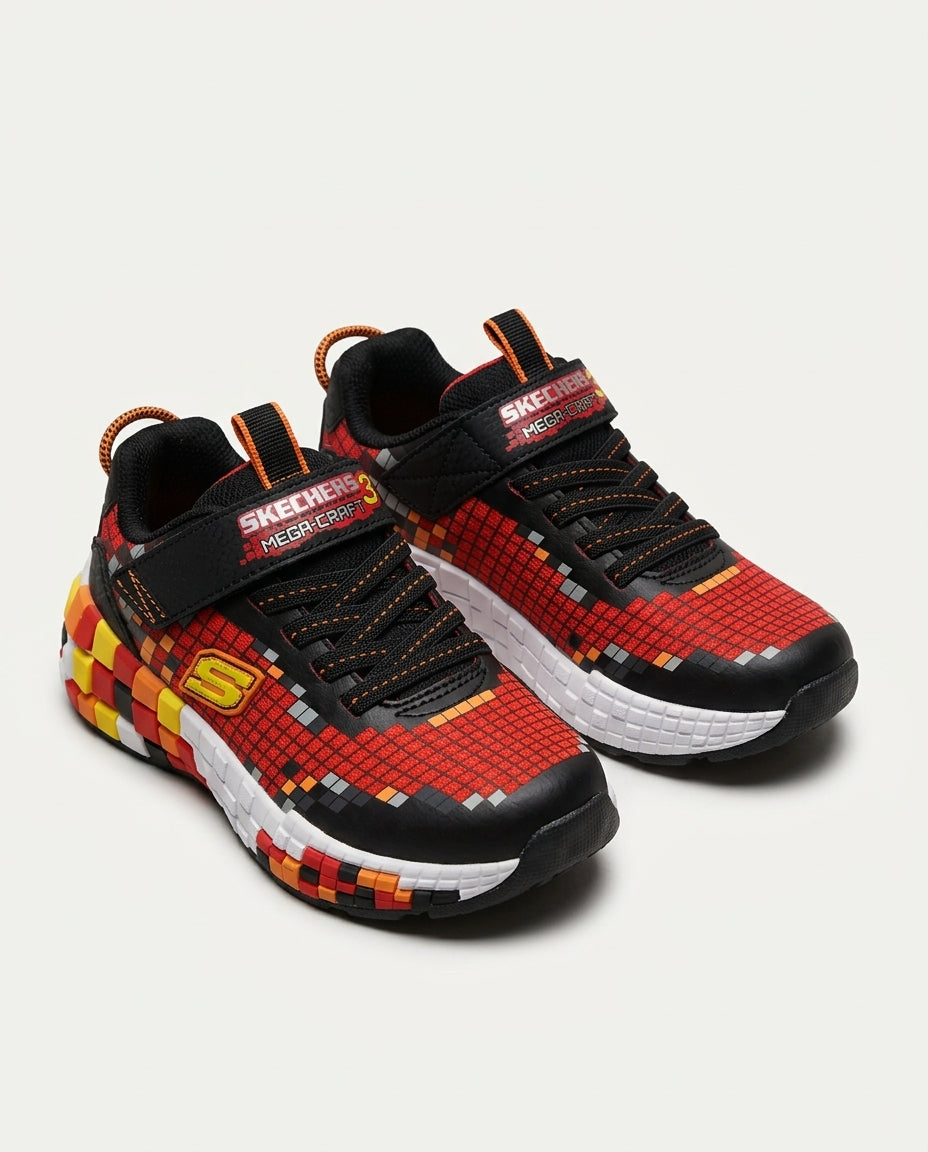 Skechers 402182L MegaCraft 3.0 Siyah-Kırmızı