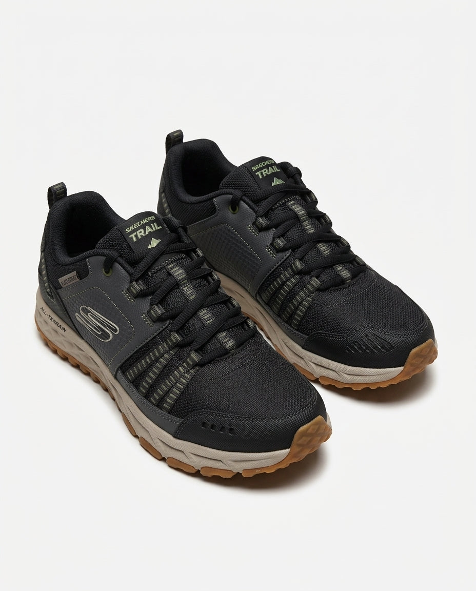 Skechers 51591 Escape Plan Siyah-Gri