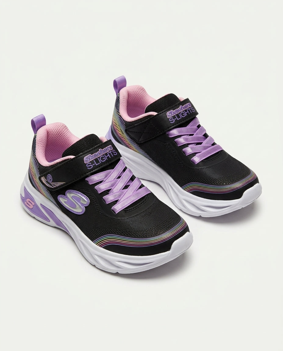 Skechers Cosmic Glow Raınbow Beam Siyah-Multi