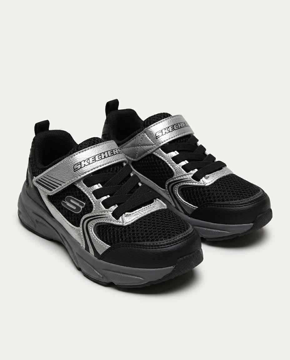 Skechers Retro-Graph Gümüş-Siyah